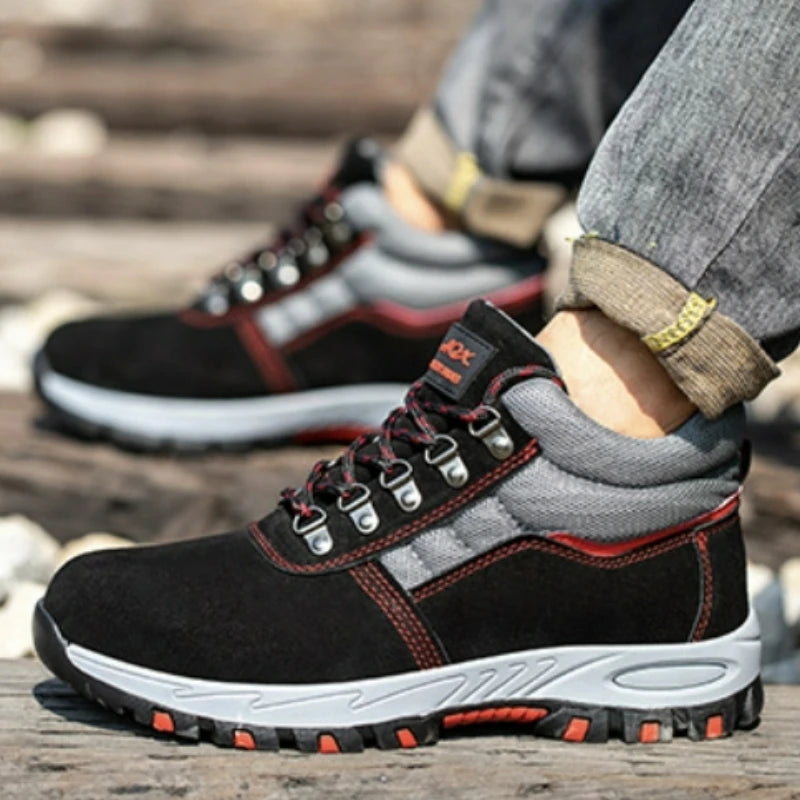 High Quality Men Safety Boots Work Boots Steel Toe Shoes Puncture-Proof Male Boot Winter Boots Warm Safety Botines for Men Botas