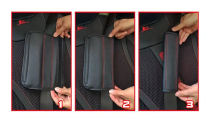 Car Accessories, Seat Belt Shoulder Protection, PU Leather Seat Belt Protective Cover, Comfortable And Breathable Car Supplies
