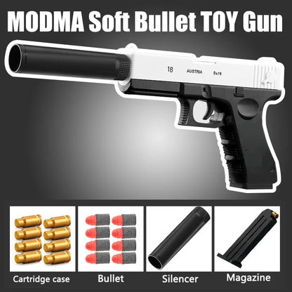 Educational Toy Gun Shell Ejecting Toy Foam Soft Bullet Blaster for Kids Boys Adults Airsoft Pistol Children Birthday Gift
