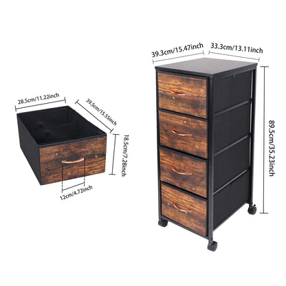 Fabric Drawer Storage Cabinet Home Furniture for Kitchen, Bedroom, Office, Study
