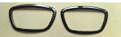 Car Accessories For Audi A3 A4L A7 A6L A8 Q3 Q5 Q7 ABS Auto Steering Wheel Center Panel Logo Frame Circle Sticker Cover Trim