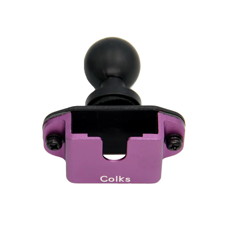 Bidirectional car radio holder, walkie talkie holder, motorcycle and bicycle holder accessories holder 1/4 ball joint accessory