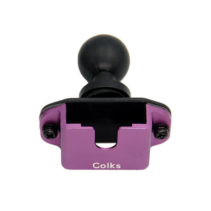 Bidirectional car radio holder, walkie talkie holder, motorcycle and bicycle holder accessories holder 1/4 ball joint accessory