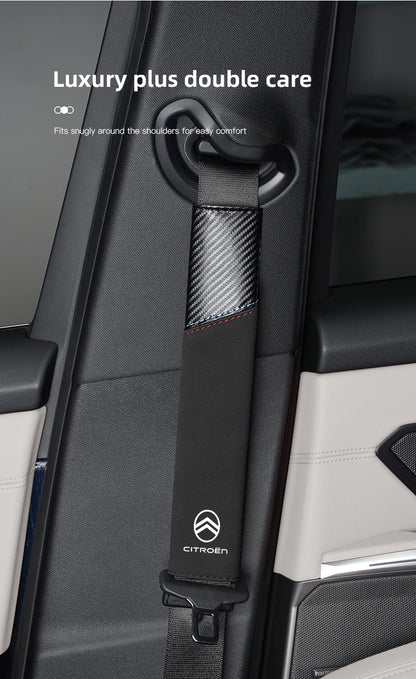 Car Seat Belt Protective Shoulder Cover Auto Accessories For Citroen C1 DS3 C2 C3 Vts C4 Saxo C4L C5 C6 C8 Xsara C3-XR Picasso