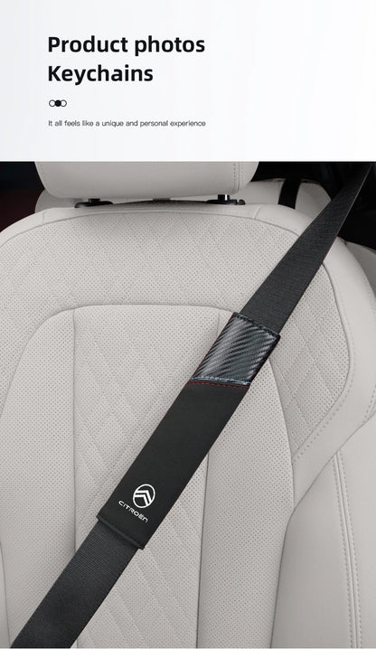 Car Seat Belt Protective Shoulder Cover Auto Accessories For Citroen C1 DS3 C2 C3 Vts C4 Saxo C4L C5 C6 C8 Xsara C3-XR Picasso
