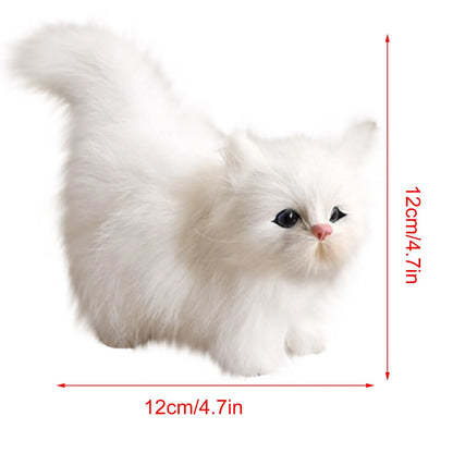 Simulation Cat Toys Plush Toys Simulation  Models Children'S Gifts Cadeaux InvitéS  هدايا