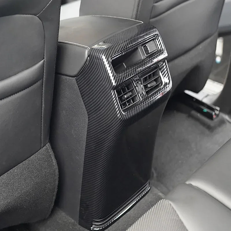 Car Accessories  For Isuzu D-MAX DMAX 2021 2022 ABS Carbon Center Console Window Switch Gear Armrest Box Panel Cover Trim