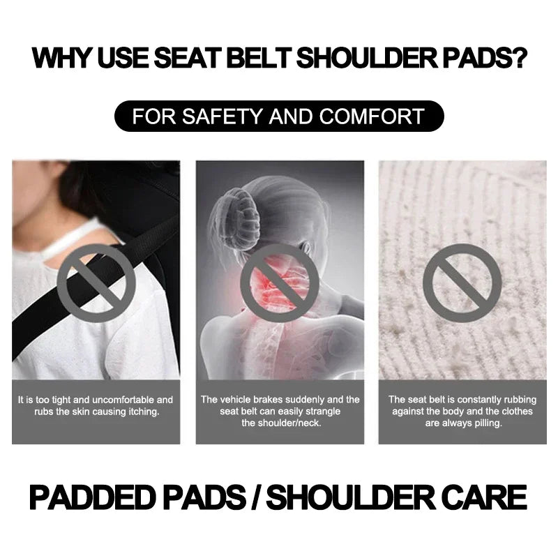 1/2pcs Car Interior Accessories Auto Seat Belt Cover Shoulder Pads For Opel insignia Astra H G J Antara vectra Vivaro corsa