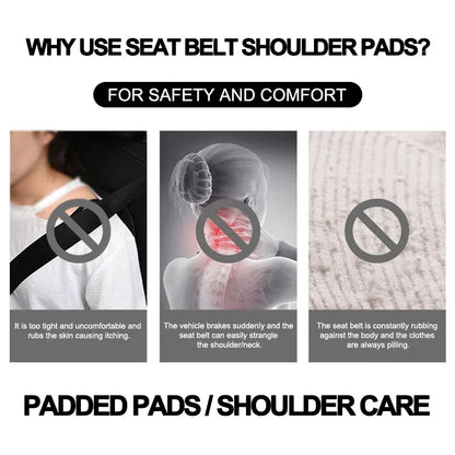 1/2pcs Car Interior Accessories Auto Seat Belt Cover Shoulder Pads For Opel insignia Astra H G J Antara vectra Vivaro corsa