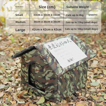 Outdoor Weatherproof  Dog elter Winter Cold Proof Rain Sun Protection Warm Full Enclosure Four Seasons Universal Outdoor...