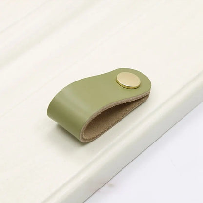 Furniture Modern Style Kitchen Wardrobe Cabinet Environmentally Soft Door Pulls Furniture Knobs Drawer Handle Leather Handle