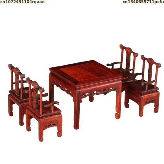 Miniature Antique Furniture Mini Table Models Chinese Handicrafts Doll Houses TV Movie Photographed Scene Retro Furniture Props