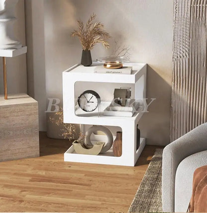 Bedside Table Nightstands Cabinet For Living Room Home Furniture Modern Cabinets Bed Side  Storage Locker For The Bedroom