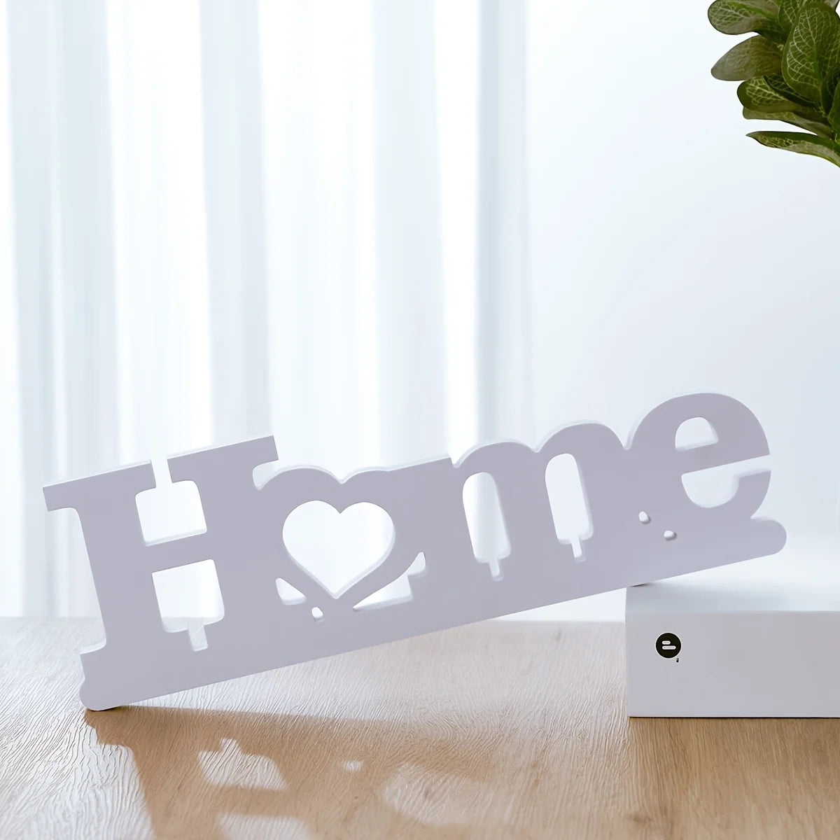 1pc HOME LOVE Logo White Home Design Art Deco Ornament