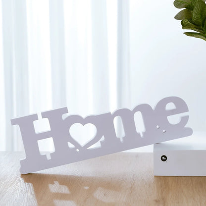 1pc HOME LOVE Logo White Home Design Art Deco Ornament