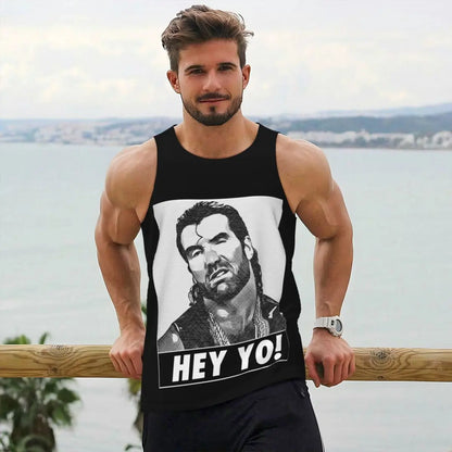 Men's Rip Razor Ramon Hey Yo Tank Top Fitness Sports Sleeveless Tops Summer Wrestling Legend Vest 3D Quick Drying Tops