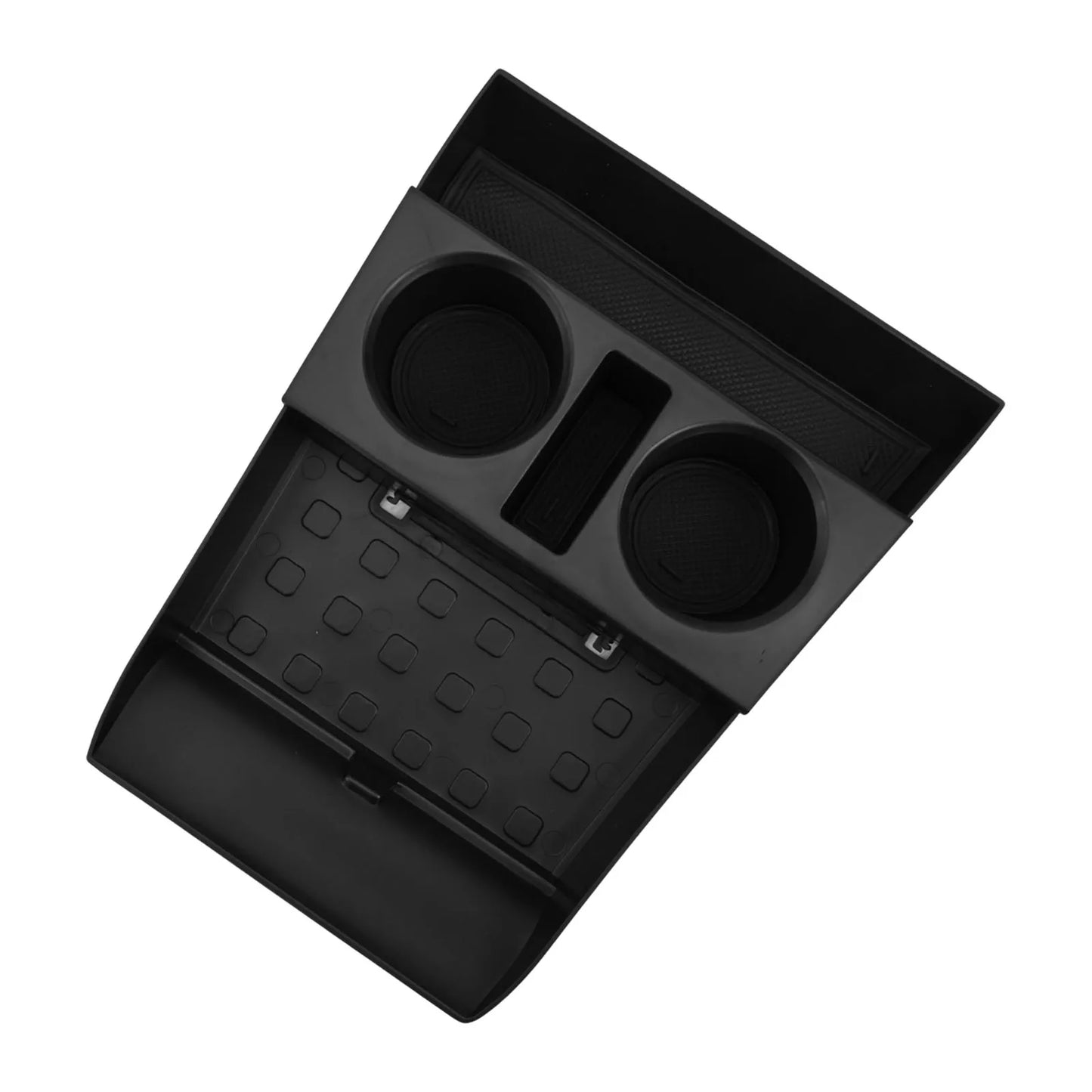 Car Storage Box Accessories Armrest Lower Center Console Cup Holder Lower Tray For Hyundai Santa Fe 2024 + Car Accessories