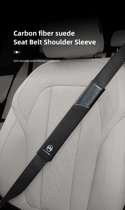 Car Seat Belt Protective Shoulder Cover Auto Accessories For Citroen C1 DS3 C2 C3 Vts C4 Saxo C4L C5 C6 C8 Xsara C3-XR Picasso