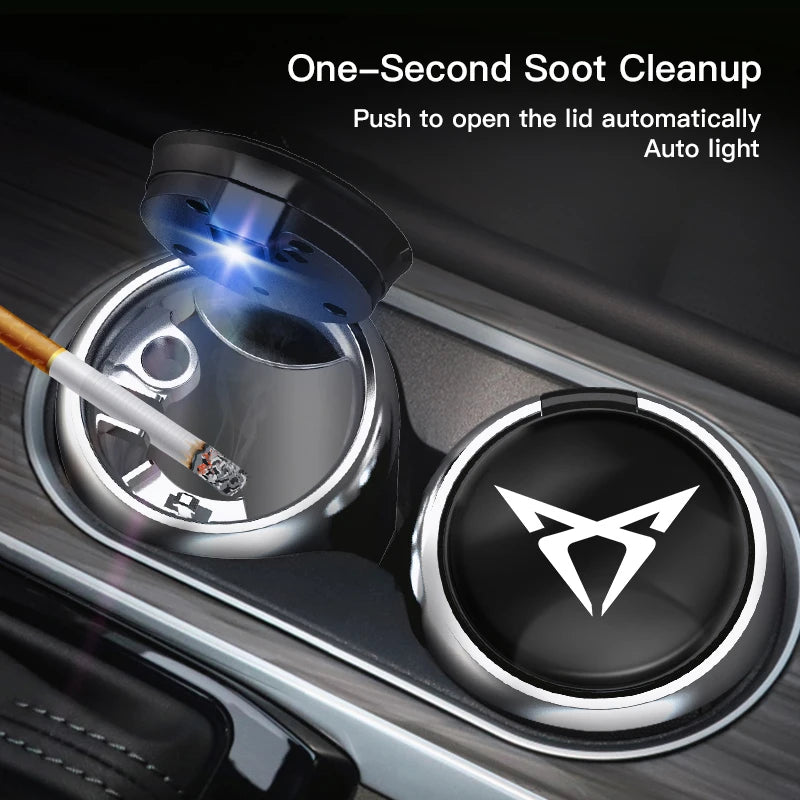 car ashtray accessories vehicles Car accessories novelty for Seat Ibiza 6l 6J Leon Sport Mk3 mk2 5F 2 Cupra Alhambra