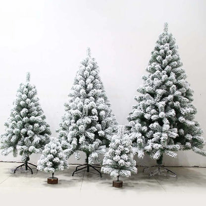 60cm70T White Xmas Tree Artificial Christmas Tree Flocking Snow Home Decor Festival Tree Christmas Supply Holiday nament