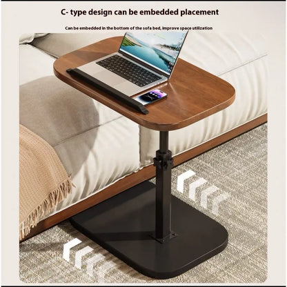 Mobile adjustable edge table Household foldable Mobile Lift Computer Desk Folding living room Desk Dormitory Bedside Table