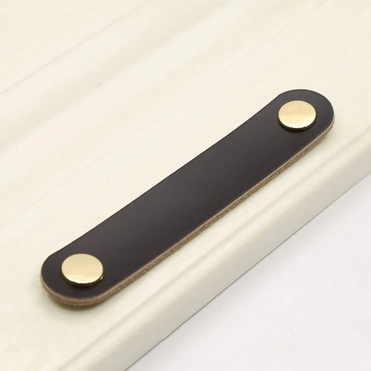 Furniture Modern Style Kitchen Wardrobe Cabinet Environmentally Soft Door Pulls Furniture Knobs Drawer Handle Leather Handle