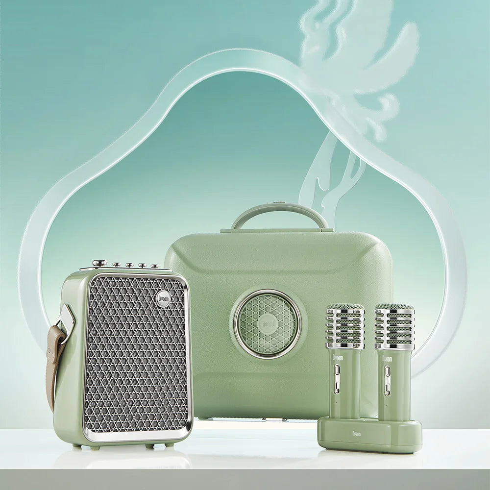 Divoom SongBird-HQ Portable Bluetooth Speaker Home Home Ktv Sound Set Home Karaoke Speakers Microphone Karaoke Microphone