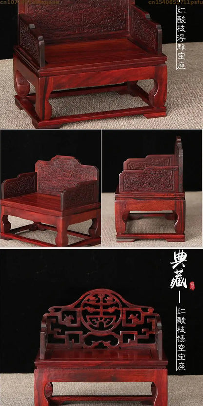 Miniature Antique Furniture Mini Table Models Chinese Handicrafts Doll Houses TV Movie Photographed Scene Retro Furniture Props