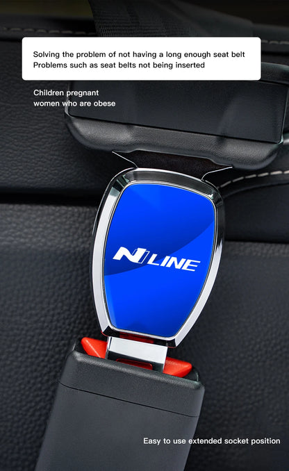 Car safety seat buckle and seat belt buckle extender accessories For Hyundai I30 I20 I10 Accent IX35 Tucson Elantra Venue