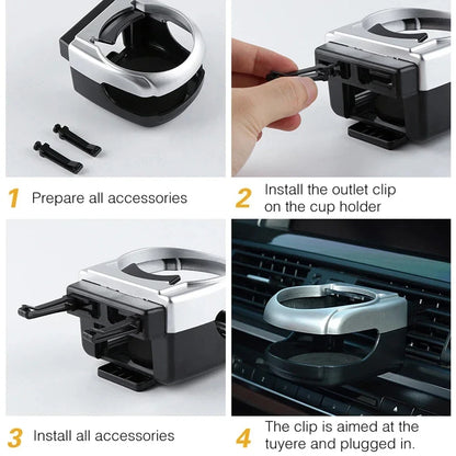 Car Truck Drink Holders Auto Interior Accessories Mount Air Outlet Beverage Rack Bracket Car Water Cup Holders Ashtray Stand