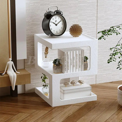 Bedside Table Nightstands Cabinet For Living Room Home Furniture Modern Cabinets Bed Side  Storage Locker For The Bedroom
