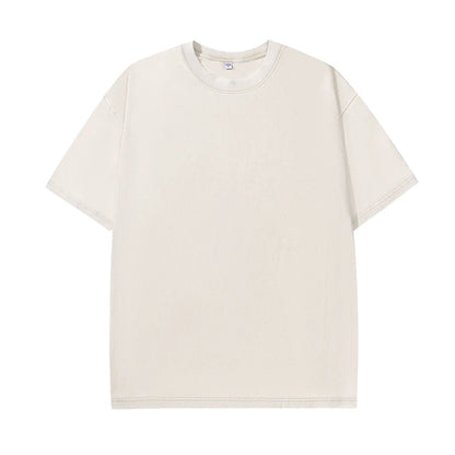 LEGIBLE Summer Men T Shirt Short Sleeve Casual Cotton Oversized T-shirt Men Tops Tees