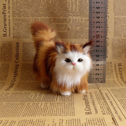 Simulation Cat Toys Plush Toys Simulation  Models Children'S Gifts Cadeaux InvitéS  هدايا