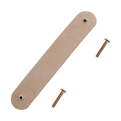 Furniture Modern Style Kitchen Wardrobe Cabinet Environmentally Soft Door Pulls Furniture Knobs Drawer Handle Leather Handle