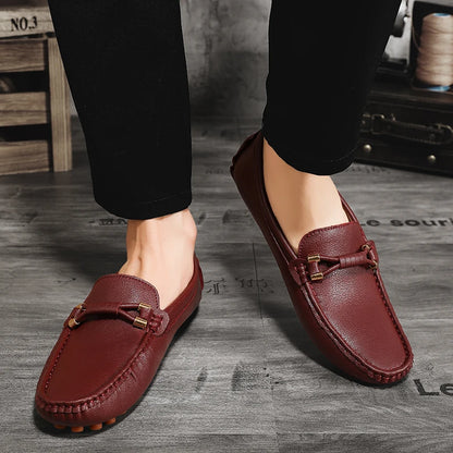 Mens Dress Shoes Men's Formal Leather Shoes for Men Elegant Casual Business Social Male Shoe Wedding Party Shoes Driving Shoe