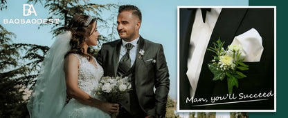 Men's fitted suit - Casual bright single-breasted jacket | Party, formal coat suitable for daily wedding banquets