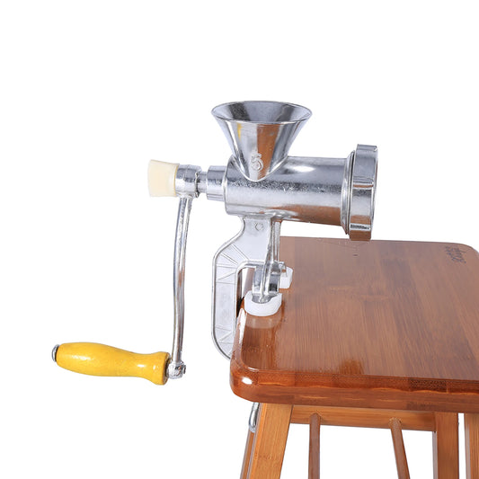 Home Kitchen Tool Aluminium Alloy Hand Operate Manual Meat Grinder Sausage Beef Mincer Table Kitchen Home Tool Home Meat Grinder