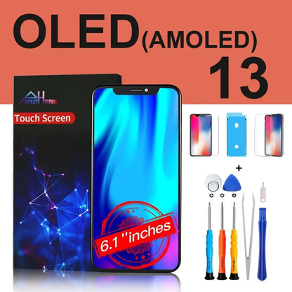 PINZHENG High Quality Display INCELL OLED OEM AMOLED For iPhone XS MAX X XR 11 12 13 MINI PRO PROMAX Screen Replacement LCD