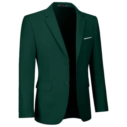 Men's fitted suit - Casual bright single-breasted jacket | Party, formal coat suitable for daily wedding banquets