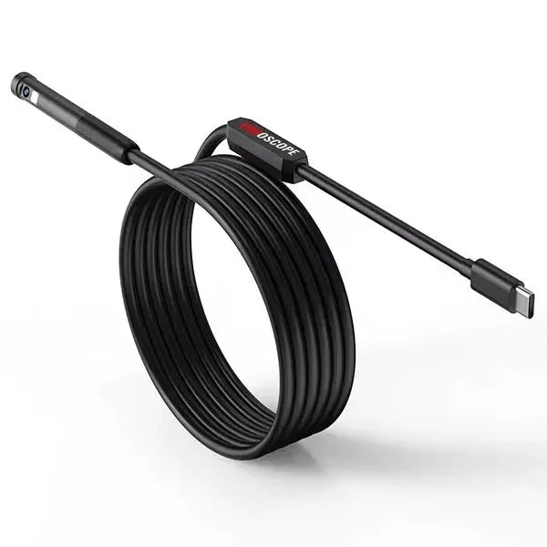 HD Dual Lens Endoscope Camera for iPhone HUAWEI XIAOMI PC Borescope Inspection Mini Camera Light 3 IN 1 Port or Lightning Port