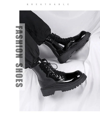 Combat Boots for Men Dress Boot Safety Shoes Mens Cowboy Boots Military Tactical Winter Autumn Men's Shoes Deals Casual Sneakers