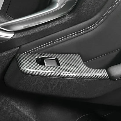 Car Accessories  For Isuzu D-MAX DMAX 2021 2022 ABS Carbon Center Console Window Switch Gear Armrest Box Panel Cover Trim