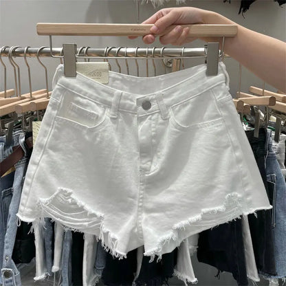 Korean A-Line Summer Denim Shorts