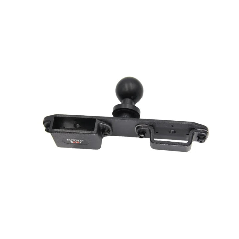 Bidirectional car radio holder, walkie talkie holder, motorcycle and bicycle holder accessories holder 1/4 ball joint accessory