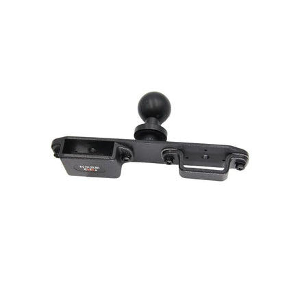 Bidirectional car radio holder, walkie talkie holder, motorcycle and bicycle holder accessories holder 1/4 ball joint accessory