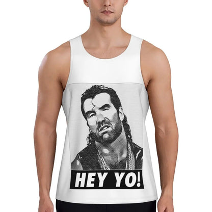 Men's Rip Razor Ramon Hey Yo Tank Top Fitness Sports Sleeveless Tops Summer Wrestling Legend Vest 3D Quick Drying Tops