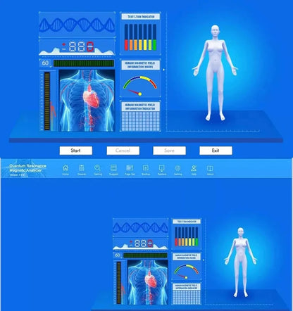 6G Quantum Resonance Magnetic Analyzer Health Analyzer Health Diagnosis Machine Multiple Languages