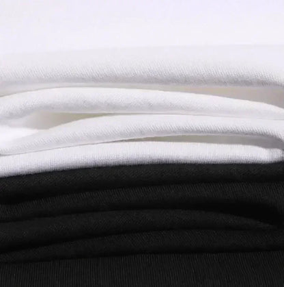 Men T Shirt for Women 2025 New Sports Style Summer High-end Feeling Cool and Loose Pure Cotton Heavyweight Clothes Tops Moto