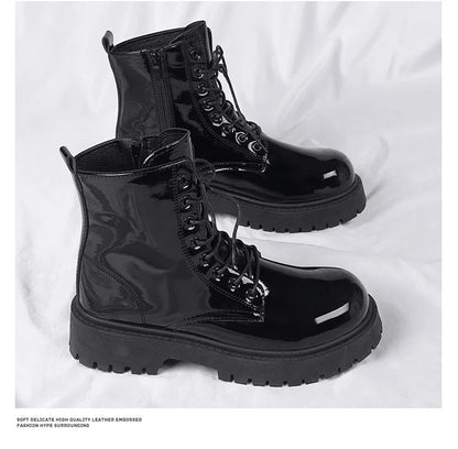 Combat Boots for Men Dress Boot Safety Shoes Mens Cowboy Boots Military Tactical Winter Autumn Men's Shoes Deals Casual Sneakers