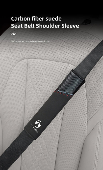 Car Seat Belt Protective Shoulder Cover Auto Accessories For Citroen C1 DS3 C2 C3 Vts C4 Saxo C4L C5 C6 C8 Xsara C3-XR Picasso